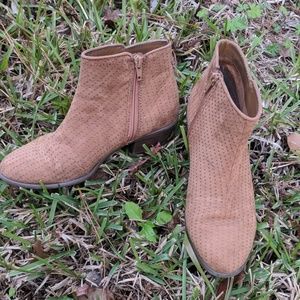 Tan ankle boots
